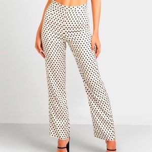 Women's kookai silk Polkadot Pants